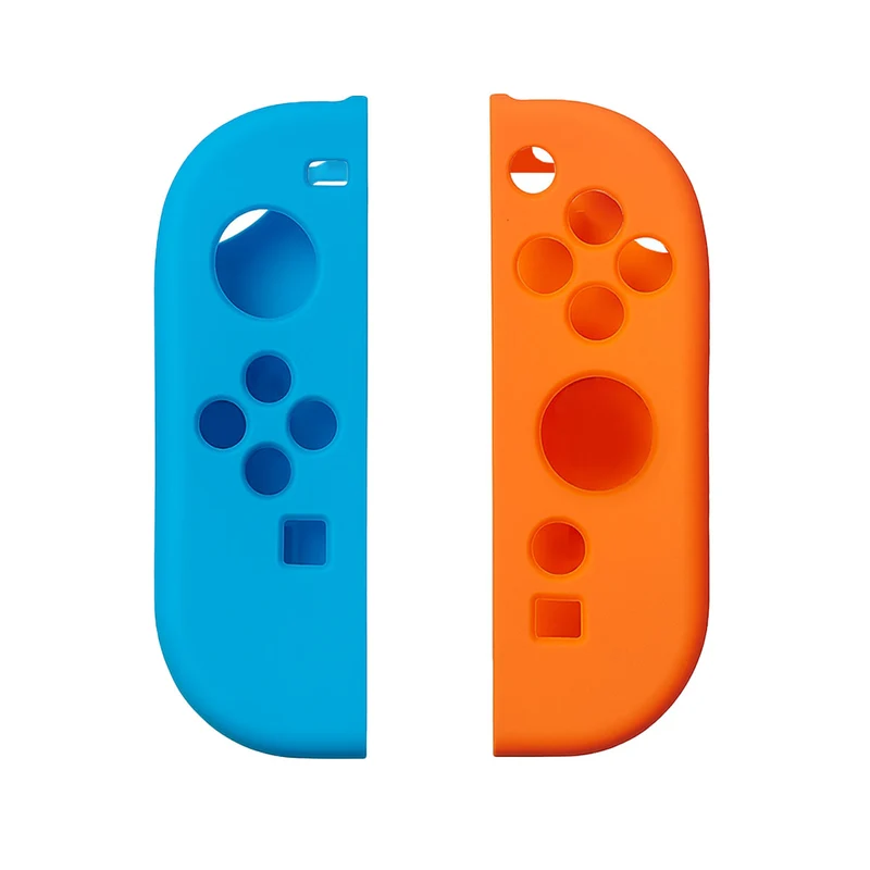 OIVO Silicone Case for Nintendo Switch 2 Joy-Con (Black, Blue/Orange)
