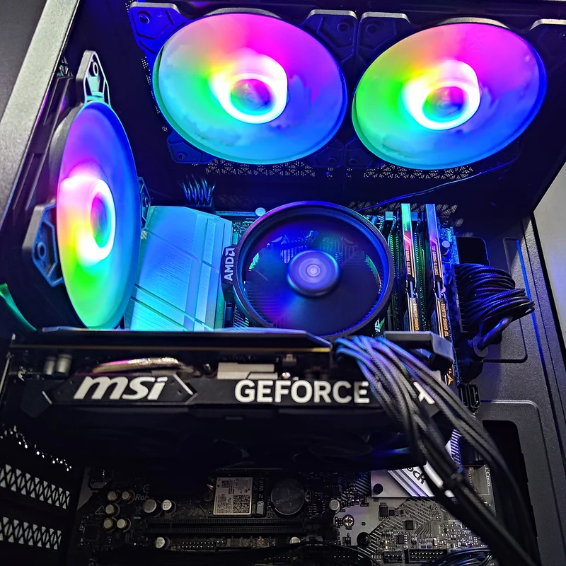Alpha Reyna Black Desktop Gaming PC | AMD Ryzen 5 5600 | 16GB RAM | 512GB SSD | RTX 4060 | Windows 11 Pro