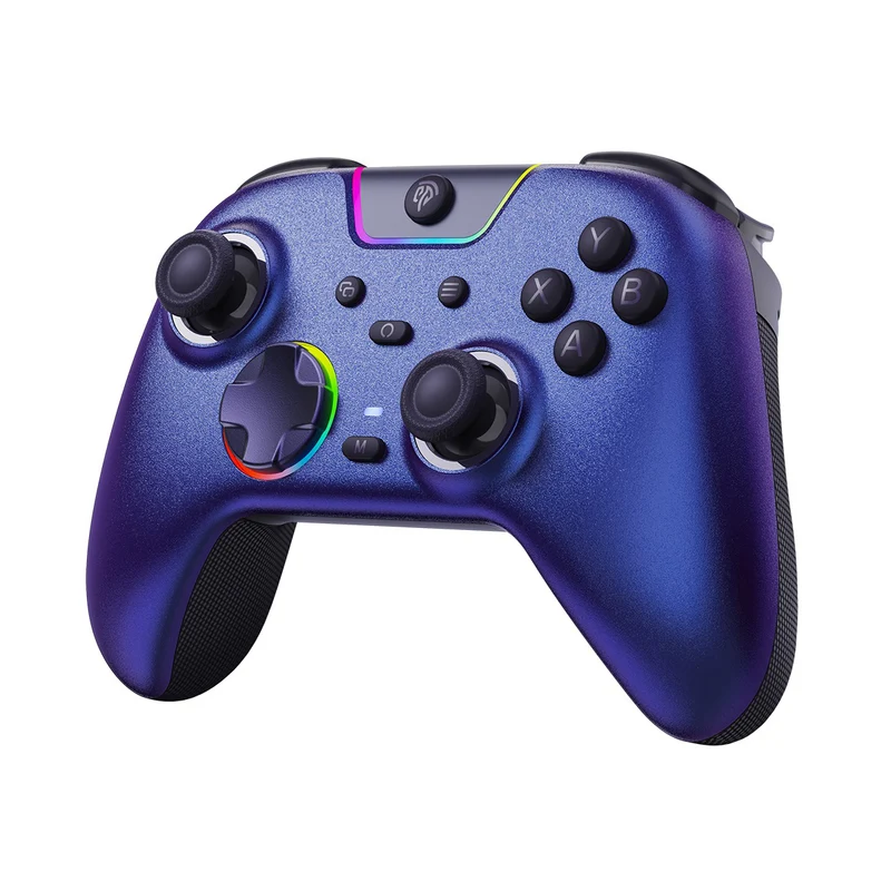 EasySMX X05Pro Multiplatform Wireless Gaming Controller for Nintendo Switch/PC/iOS/Android (Black, White, Aurora Purple)