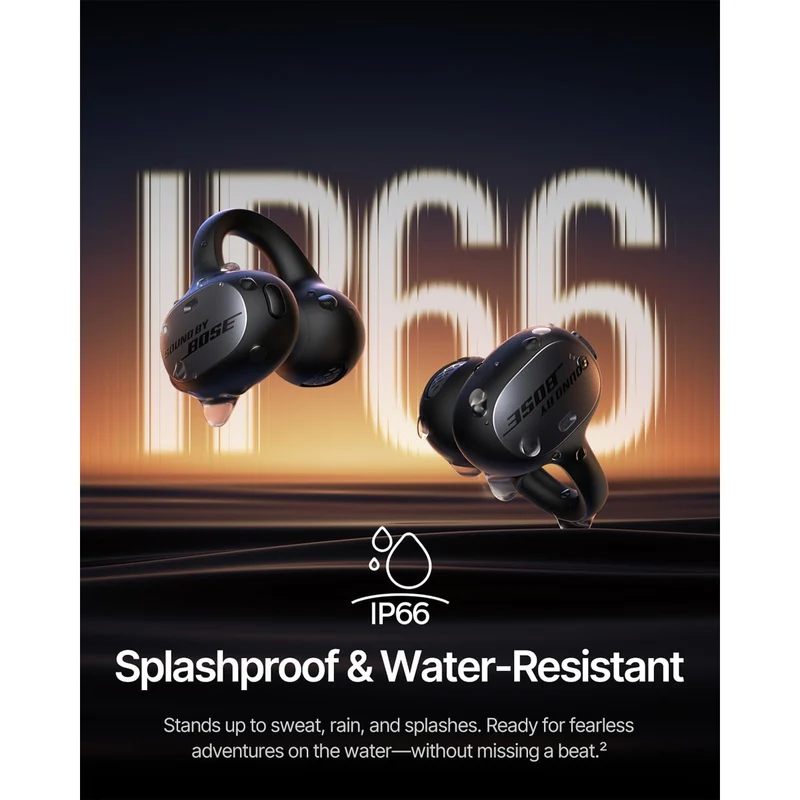 Baseus Inspire XC1 Open-Ear True Wireless Earbuds with Sound by Bose (Cosmic Black, Starlight Off-White)