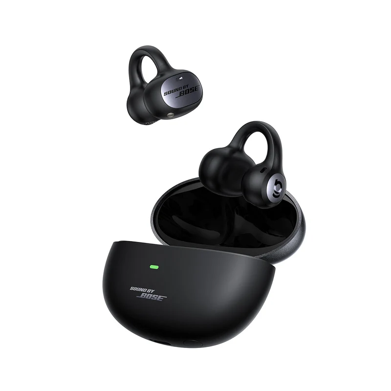 Baseus Inspire XC1 Open-Ear True Wireless Earbuds with Sound by Bose (Cosmic Black, Starlight Off-White)