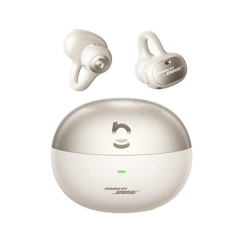 Baseus Inspire XC1 Open-Ear True Wireless Earbuds with Sound by Bose (Cosmic Black, Starlight Off-White)