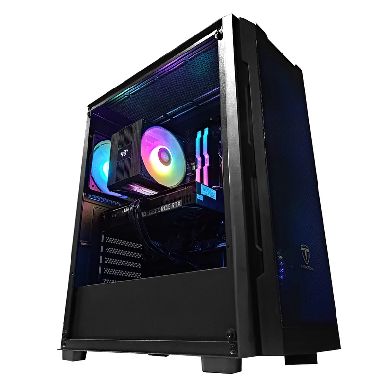 Sigma Uriel Black Desktop Gaming PC | AMD Ryzen 5 7500F | 32GB RAM | 1TB SSD | GeForce RTX 5060 TI | Windows 11 Pro