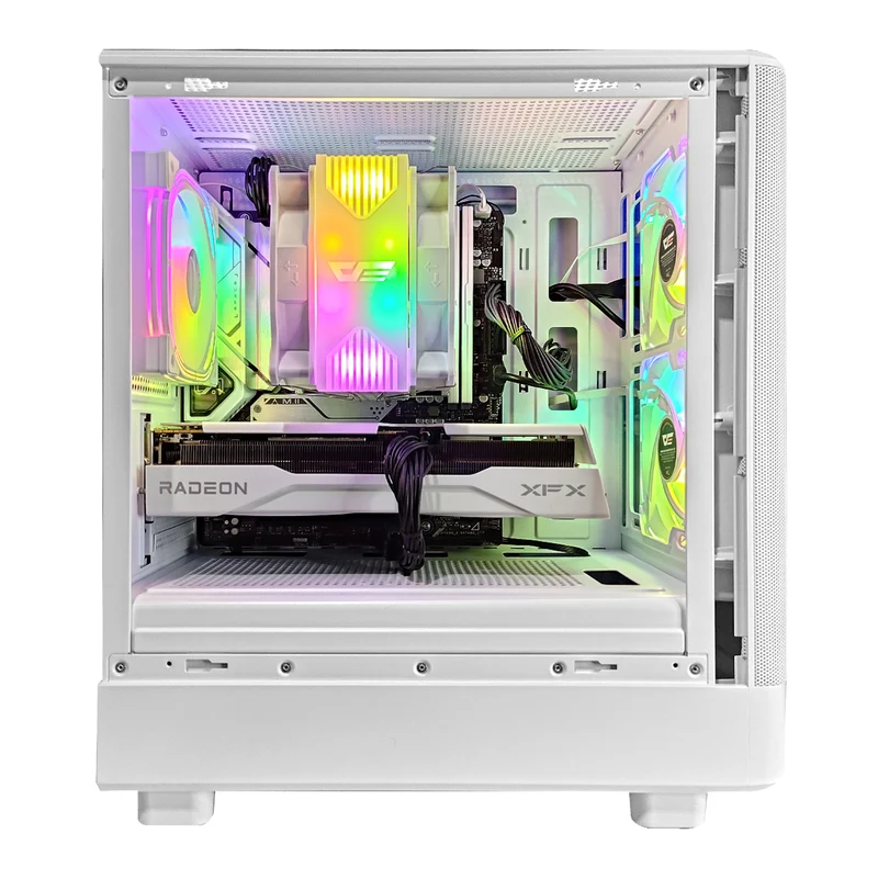 Sigma DB330M White Desktop Gaming PC | AMD Ryzen 7 8700F | 32GB RAM | 1TB SSD | with WiFi + Bluetooth | RX 9060 XT OC | Windows 11 Pro