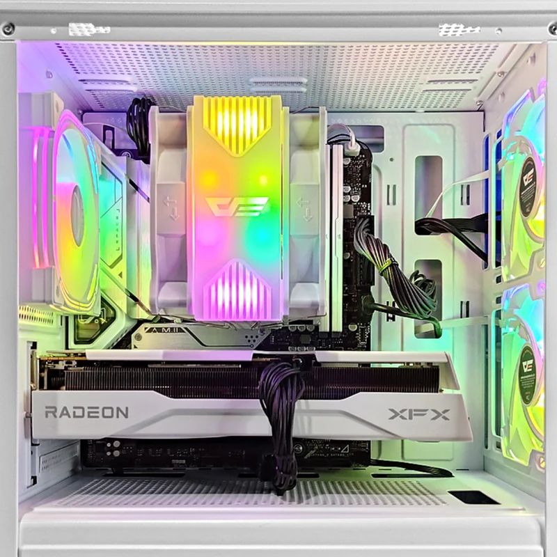 Sigma DB330M White Desktop Gaming PC | AMD Ryzen 7 8700F | 32GB RAM | 1TB SSD | with WiFi + Bluetooth | RX 9060 XT OC | Windows 11 Pro