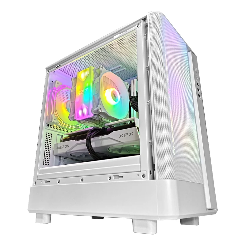 Sigma DB330M White Desktop Gaming PC | AMD Ryzen 7 8700F | 32GB RAM | 1TB SSD | with WiFi + Bluetooth | RX 9060 XT OC | Windows 11 Pro