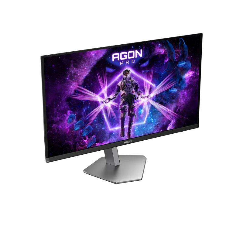 AOC Agon Pro AG276UZ/71 27" Dual Mode UHD (3840x2160) @ 240Hz/FHD (1920x1080) @ 480Hz 0.3ms MPRT Fast IPS Gaming Monitor with Tilt, Pivot, Swivel & Height Adjustment (Black/Grey)