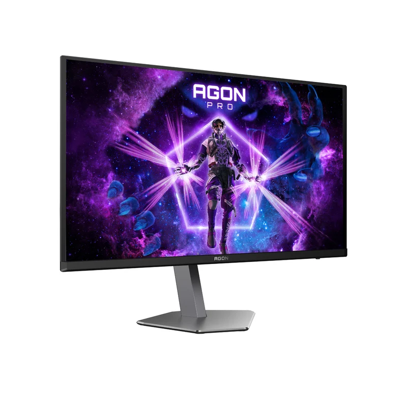 AOC Agon Pro AG276UZ/71 27" Dual Mode UHD (3840x2160) @ 240Hz/FHD (1920x1080) @ 480Hz 0.3ms MPRT Fast IPS Gaming Monitor with Tilt, Pivot, Swivel & Height Adjustment (Black/Grey)