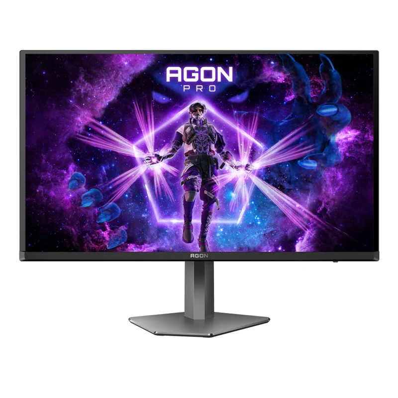 AOC Agon Pro AG276UZ/71 27" Dual Mode UHD (3840x2160) @ 240Hz/FHD (1920x1080) @ 480Hz 0.3ms MPRT Fast IPS Gaming Monitor with Tilt, Pivot, Swivel & Height Adjustment (Black/Grey)