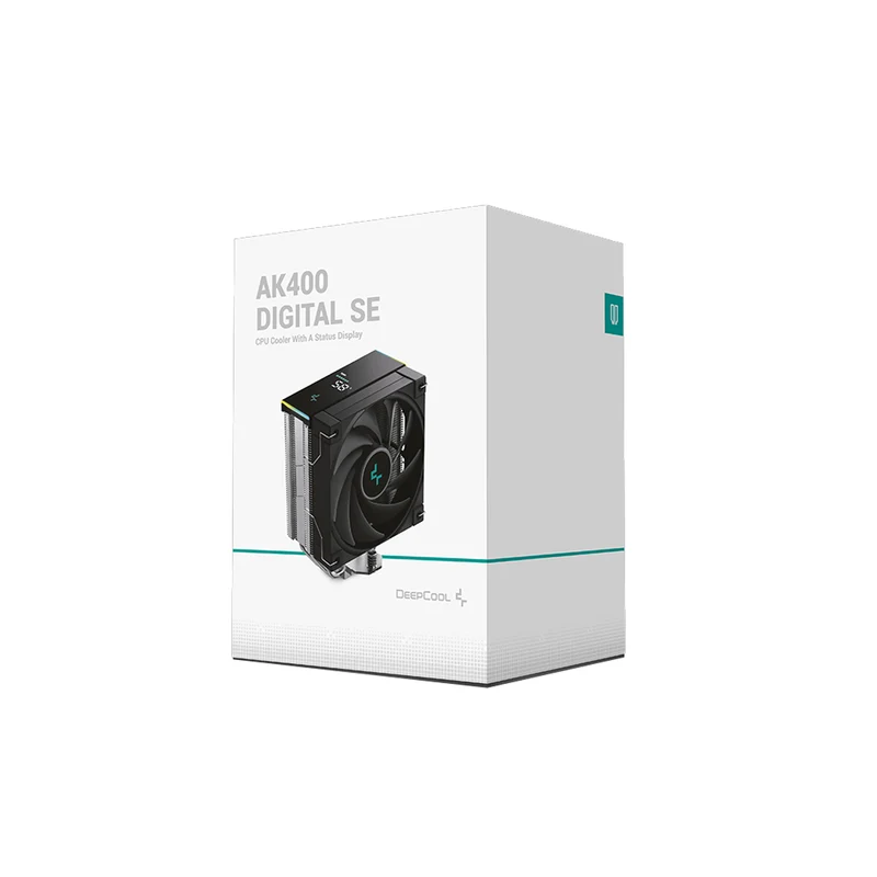 DeepCool AK400 Digital SE CPU Cooler with a Status Display (Black) (R-AK400-BKADMN-GJD)