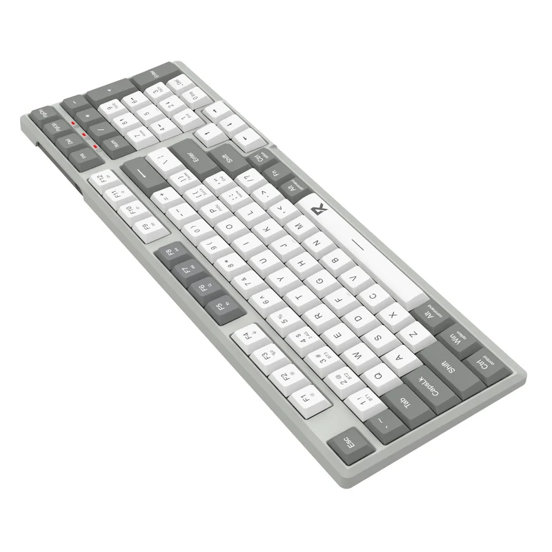 Redragon BK-7113 Scissor Mechanism Slim Wired Full-Size Keyboard (White/Grey)