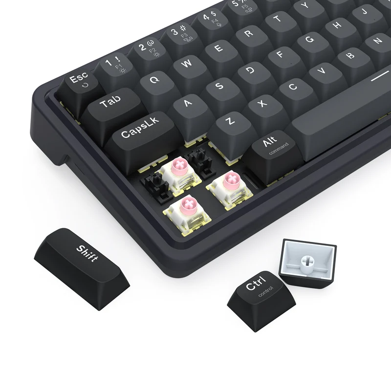 Redragon K709GB Nova Magnetic RGB Hot-Swappable Wired 65% Keyboard with Rapid Trigger (UltraMag Magnetic Linear Switch) (Gray/Black) (K709GB-RGB-M)