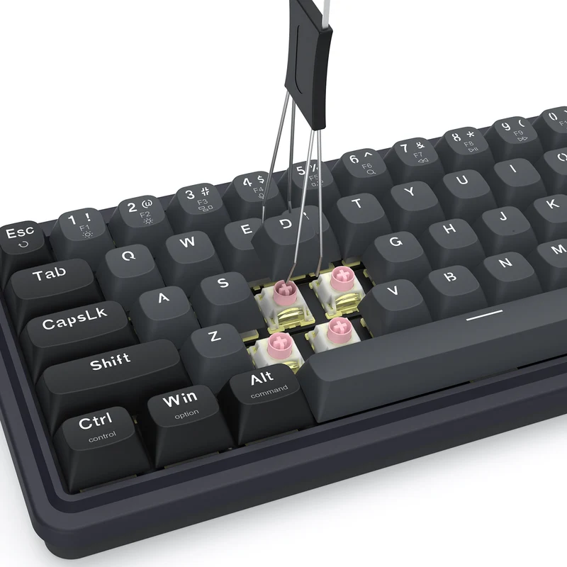 Redragon K709GB Nova Magnetic RGB Hot-Swappable Wired 65% Keyboard with Rapid Trigger (UltraMag Magnetic Linear Switch) (Gray/Black) (K709GB-RGB-M)