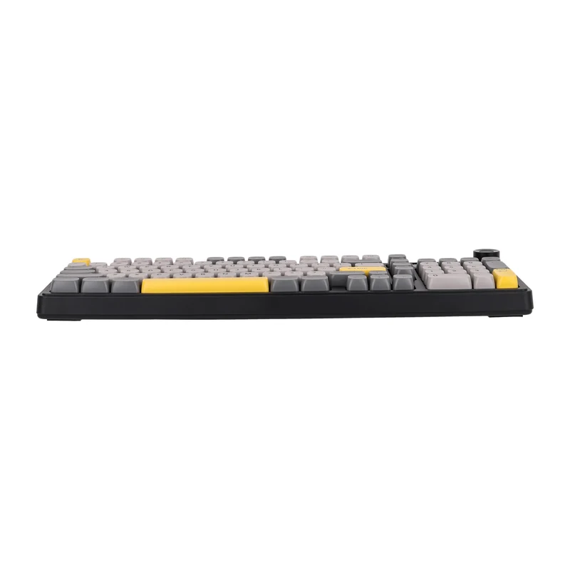 Ajazz AF98 Plus RGB Tri-Mode 97-Keys Membrane Keyboard (Black/Grey/Yellow)