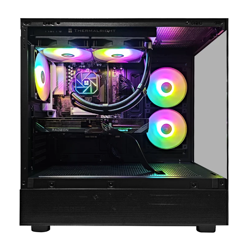 Sigma XR Black Desktop Gaming PC | Ryzen 5 7500F | 32GB RAM | 1TB SSD with WiFi + Bluetooth | RX 9060 XT | Windows 11 Pro