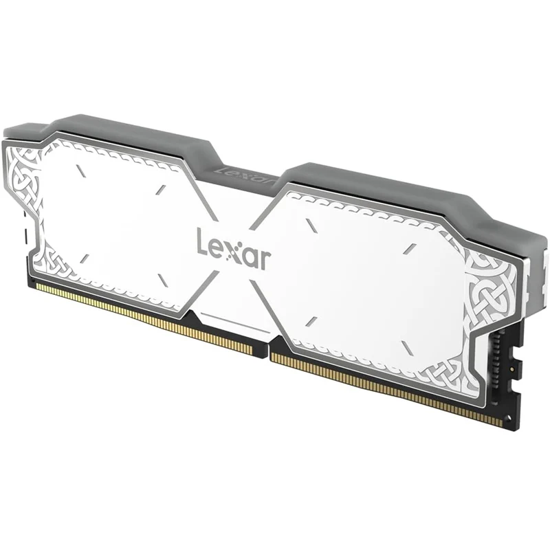 Lexar Thor 32GB Kit (16GBx2) DDR5 6000MHz Intel XMP & EXPO AMD Gaming Desktop Memory (White) (LD5U16G60C38AG-RGD)