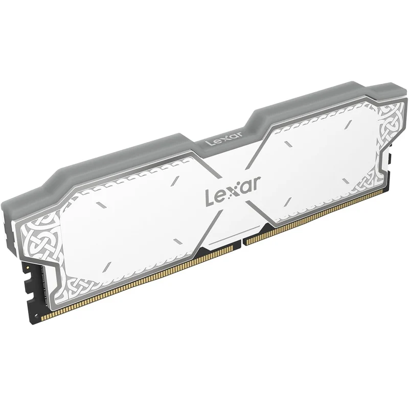Lexar Thor 32GB Kit (16GBx2) DDR5 6000MHz Intel XMP & EXPO AMD Gaming Desktop Memory (White) (LD5U16G60C38AG-RGD)