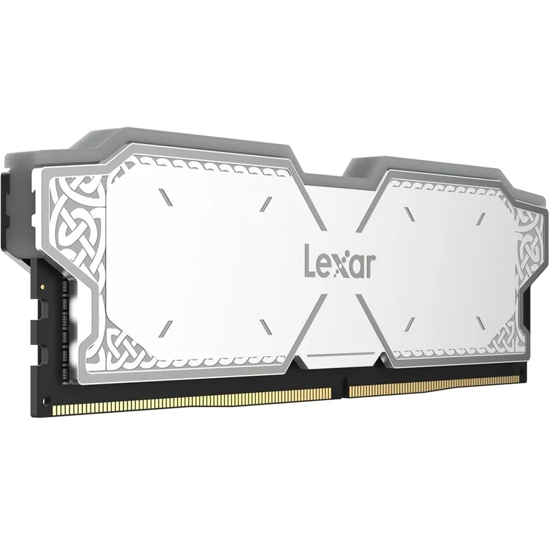 Lexar Thor 32GB Kit (16GBx2) DDR5 6000MHz Intel XMP & EXPO AMD Gaming Desktop Memory (White) (LD5U16G60C38AG-RGD)
