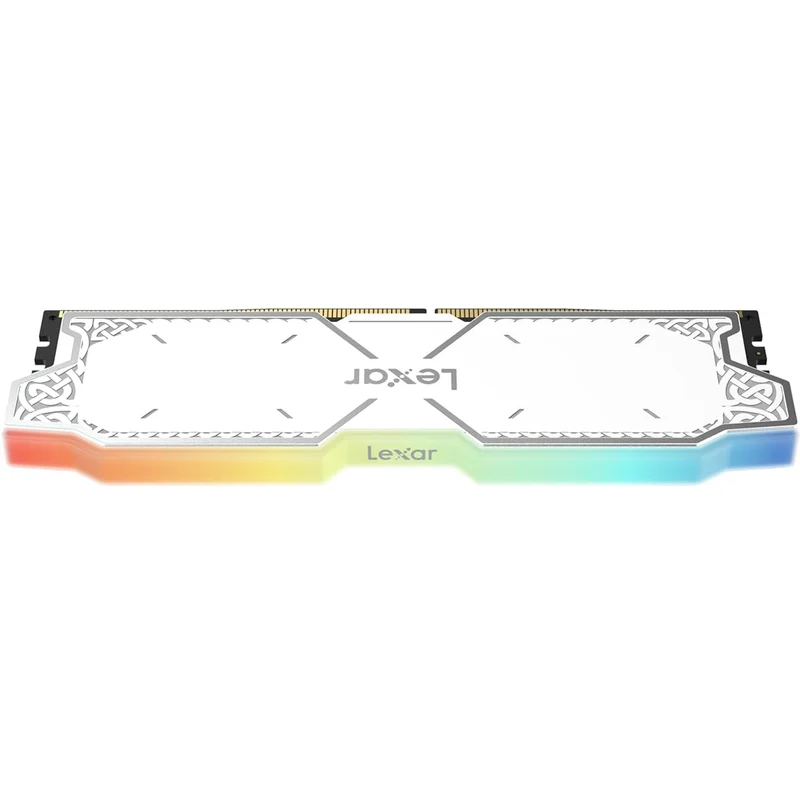 Lexar Thor 32GB Kit (16GBx2) DDR5 6000MHz Intel XMP & EXPO AMD Gaming Desktop Memory (White) (LD5U16G60C38AG-RGD)