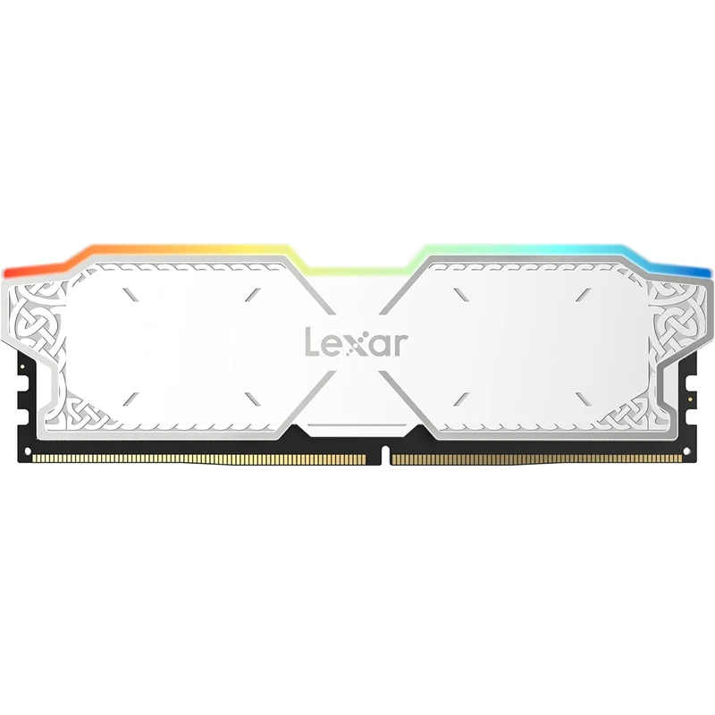 Lexar Thor 32GB Kit (16GBx2) DDR5 6000MHz Intel XMP & EXPO AMD Gaming Desktop Memory (White) (LD5U16G60C38AG-RGD)