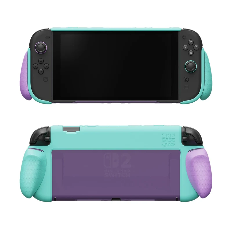 Skull & Co. Grip Case for Nintendo Switch 2 (Black, Neon Blue/Red, First Wave Edition, Tetris Limited Edition, Light Purple/Light Green, Light Purple/Light Green Limited Edition)