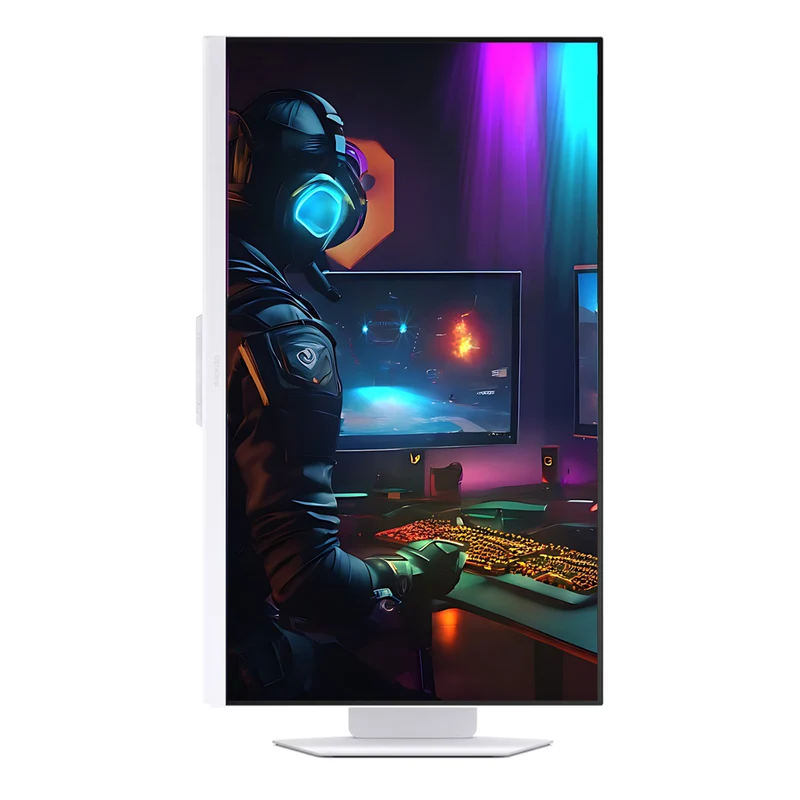 LG UltraGear 32G810SA-W 32" Ultragear 4K UHD (3840x2160) 144Hz 1ms GTG G-Sync DisplayHDR 400 With Tilt/Height/Swivel/Pivot + Speaker And Webos 24 With LG AI Smart Gaming Monitor