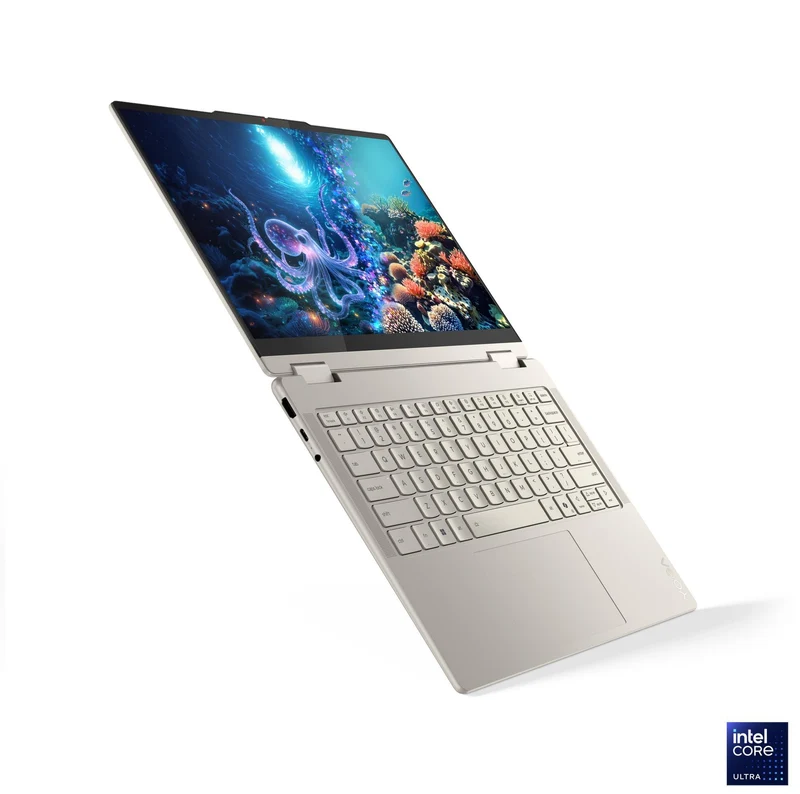 Lenovo Yoga 7 2-in-1 14ILL10 83JQ00AHPH Copilot+ PC Laptop (Seashell) | 14" 2.8K WQXGA+ (2880x1800) OLED Touch | Core Ultra 7 258V | 32GB RAM | 1TB SSD | Intel Arc Graphics 140V | Win11 Home | MS Office Home 2024 + MS 365 Basic + Pen + Slim Mouse + Sleeve