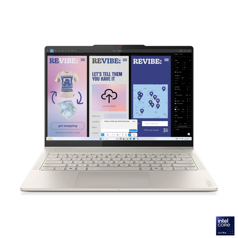 Lenovo Yoga 7 2-in-1 14ILL10 83JQ00AGPH Copilot+ PC Laptop (Seashell) | 14" WUXGA (1920x1200) OLED Touch | Core Ultra 5 226V | 16GB RAM | 1TB SSD | Intel Arc Graphics 130V | Windows 11 Home | MS Office Home 2024 + MS 365 Basic + Pen + Slim Mouse + Sleeve