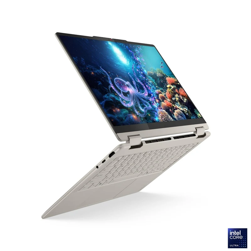 Lenovo Yoga 7 2-in-1 14ILL10 83JQ00AGPH Copilot+ PC Laptop (Seashell) | 14" WUXGA (1920x1200) OLED Touch | Core Ultra 5 226V | 16GB RAM | 1TB SSD | Intel Arc Graphics 130V | Windows 11 Home | MS Office Home 2024 + MS 365 Basic + Pen + Slim Mouse + Sleeve
