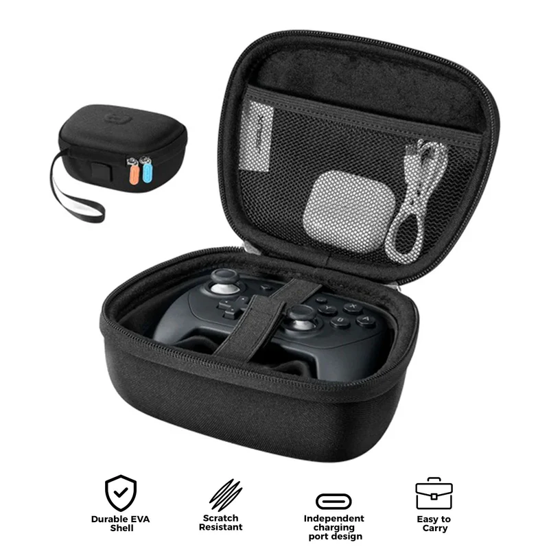 JSAUX Pro Controller Carrying Case for Nintendo Switch 2 (Black) (BG0127)