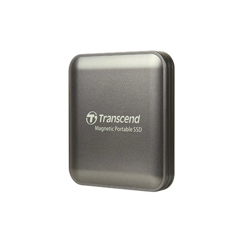Transcend ESD420 USB 20GBPs 2000MB/s Read & Write Type-C Magnetic Portable SSD (Iron Gray) (1TB, 2TB, 4TB)