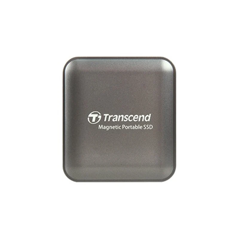 Transcend ESD420 USB 20GBPs 2000MB/s Read & Write Type-C Magnetic Portable SSD (Iron Gray) (1TB, 2TB, 4TB)