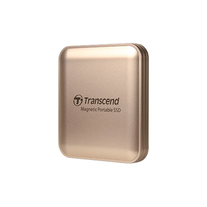 Transcend ESD420 USB 20GBPs 2000MB/s Read & Write Type-C Magnetic Portable SSD (Champagne Gold) (1TB, 2TB, 4TB)