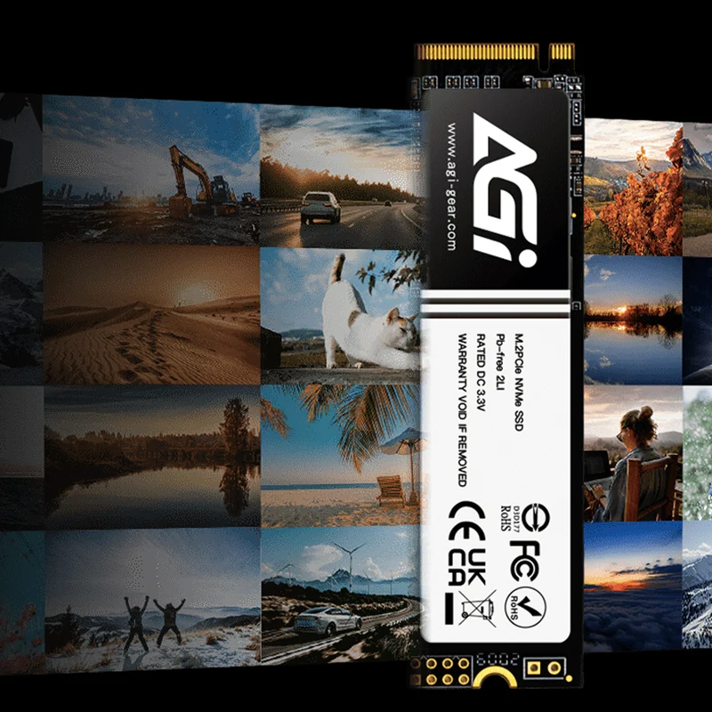 AGI 1198R 512GB M.2 PCIe NVMe 2280 Gen 3x4 3000MB/s Read/1400MB/s Write Internal SSD (AGI512G80AI198R-CB)