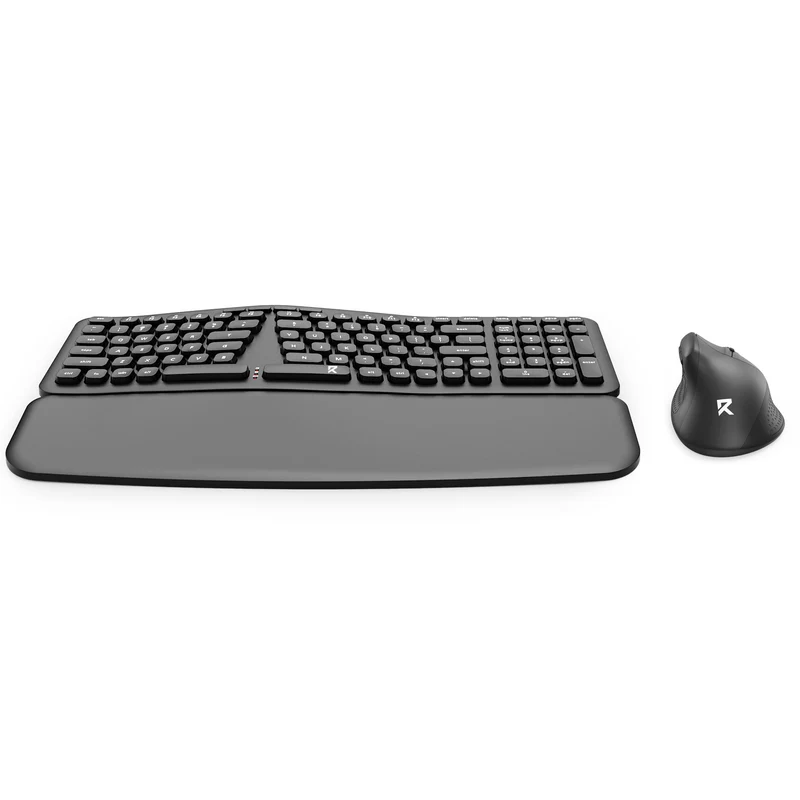 Redragon BS-7162MAX 2.4G Wireless Ergonomic Keyboard & Mouse Bundle (Black)