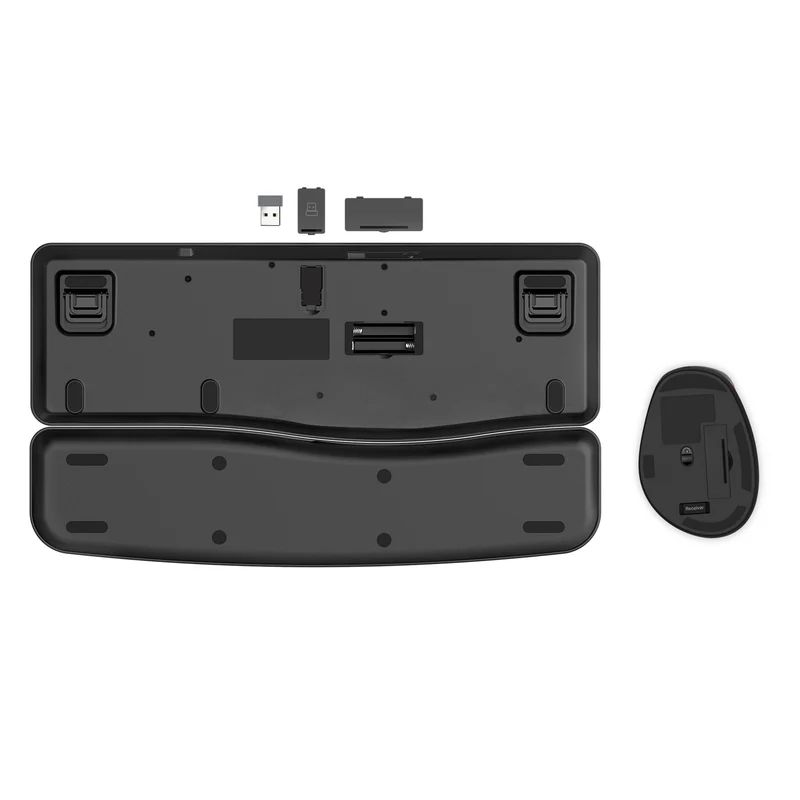 Redragon BS-7162MAX 2.4G Wireless Ergonomic Keyboard & Mouse Bundle (Black)