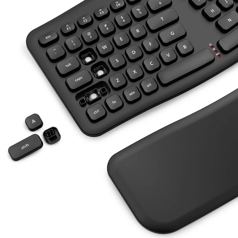 Redragon BS-7162MAX 2.4G Wireless Ergonomic Keyboard & Mouse Bundle (Black)