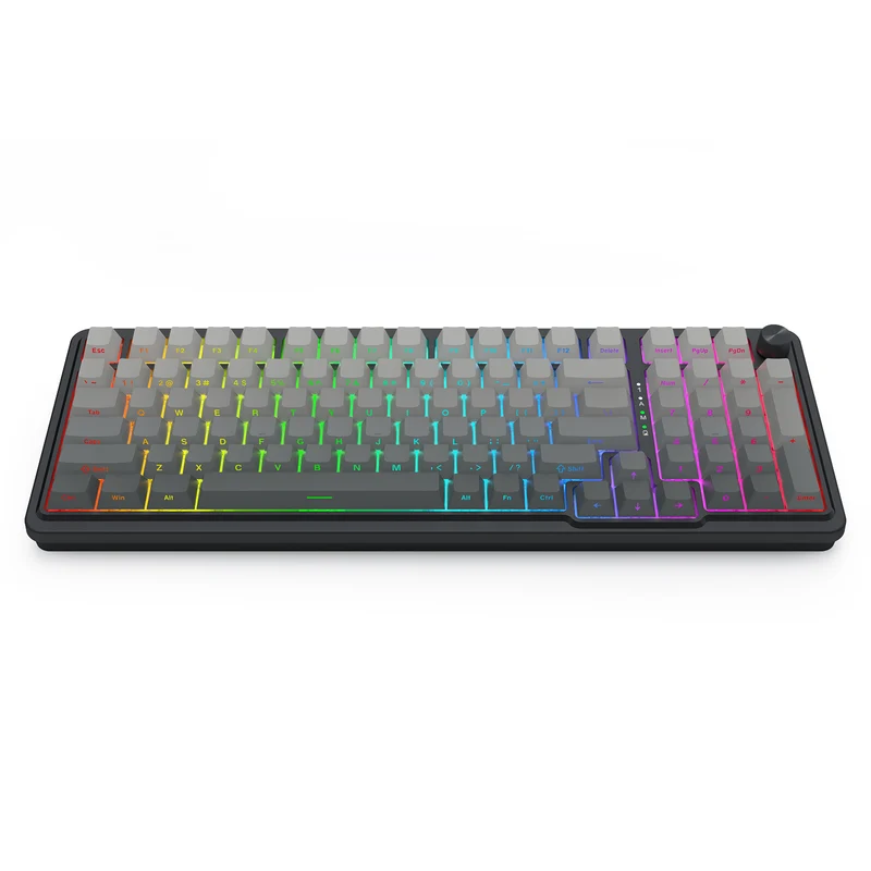 Redragon Eisa Pro 3 Modes 98-Key Hot-Swappable RGB Mechanical Keyboard - Gradient Gray (Leopard Linear Switch) (K686SP-RGB-Pro)