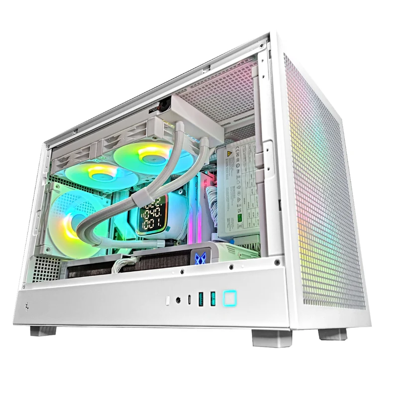 Sophos CH260 White Desktop Gaming PC | AMD Ryzen 7 7700X | 32GB RAM | 1TB SSD with WiFi + Bluetooth | GeForce RTX 5070 OC | Windows 11 Pro
