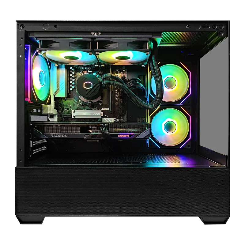 Sigma Elite 490 Black Desktop Gaming PC | Ryzen 5 7500F | 32GB RAM | 1TB SSD with WiFi + Bluetooth | RX 9060 XT | Windows 11 Pro