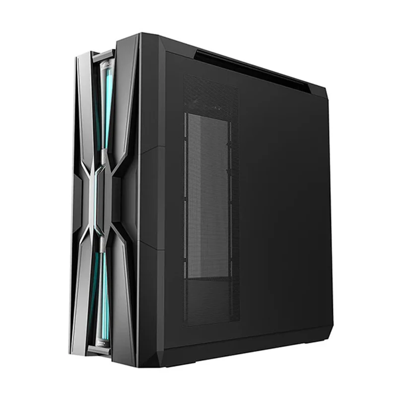 DeepCool Genome III Full-Tower Premium Case with Integrated Liquid Cooling (Black, White) (R-GENOME-BKALA3-G-3, R-GENOME-WHALA3-G-3)