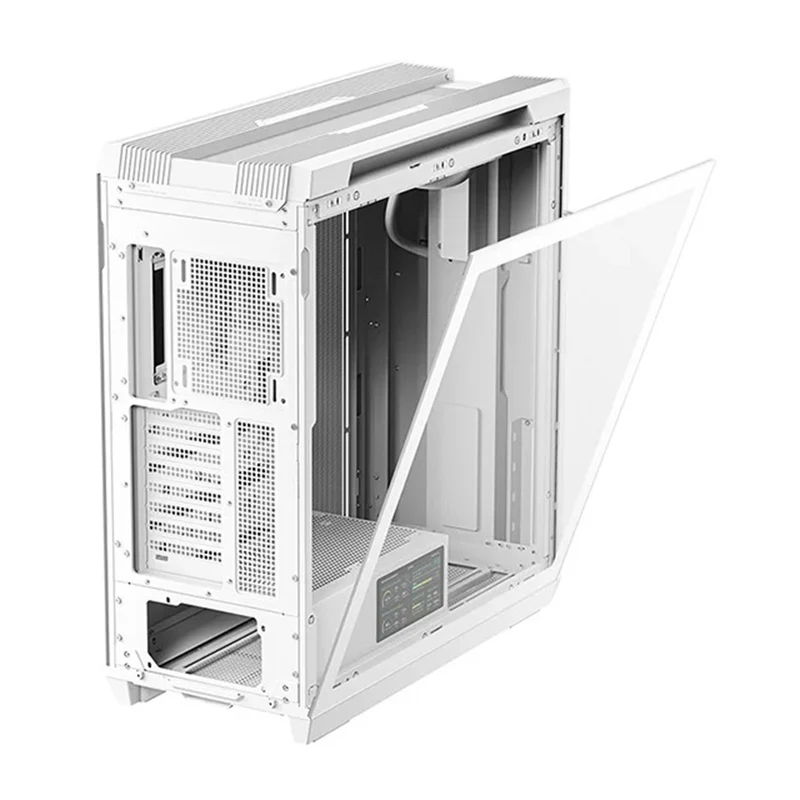 DeepCool Genome III Full-Tower Premium Case with Integrated Liquid Cooling (Black, White) (R-GENOME-BKALA3-G-3, R-GENOME-WHALA3-G-3)