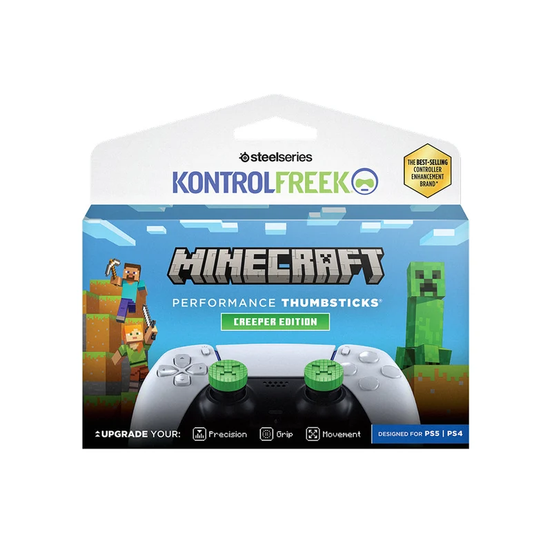 SteelSeries Kontrolfreek Performance Thumbsticks Minecraft Creeper Edition for PS5 (2200-PS5)