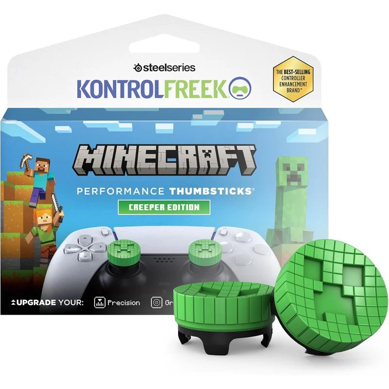 SteelSeries Kontrolfreek Performance Thumbsticks Minecraft Creeper Edition for PS5 (2200-PS5)