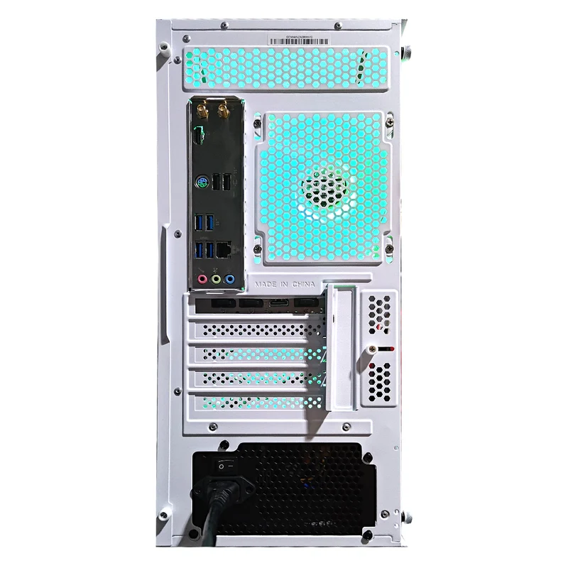 Alpha Gamma C50 White Desktop Gaming PC | AMD Ryzen 5 5600 | 16GB RAM | 512GB SSD | RTX 4060 | Windows 11 Pro