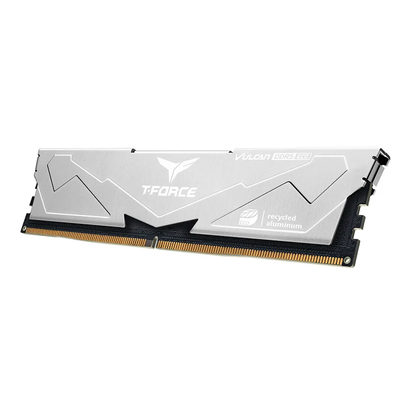 TeamGroup Vulcan T-Force Eco DDR5 32GB (2x16GB) 6000MHz CL38 Gaming Desktop Memory (FLESD532G6000HC38ADC01)