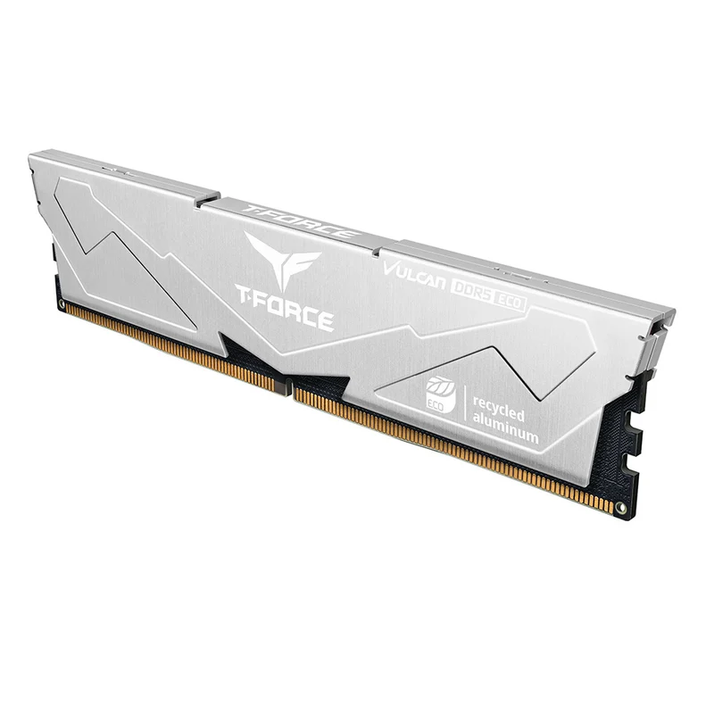 TeamGroup Vulcan T-Force Eco DDR5 32GB (2x16GB) 6000MHz CL38 Gaming Desktop Memory (FLESD532G6000HC38ADC01)