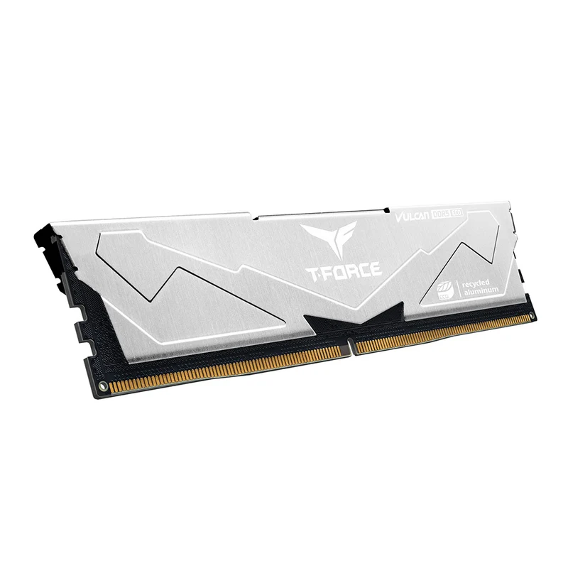 TeamGroup Vulcan T-Force Eco DDR5 32GB (2x16GB) 6000MHz CL38 Gaming Desktop Memory (FLESD532G6000HC38ADC01)