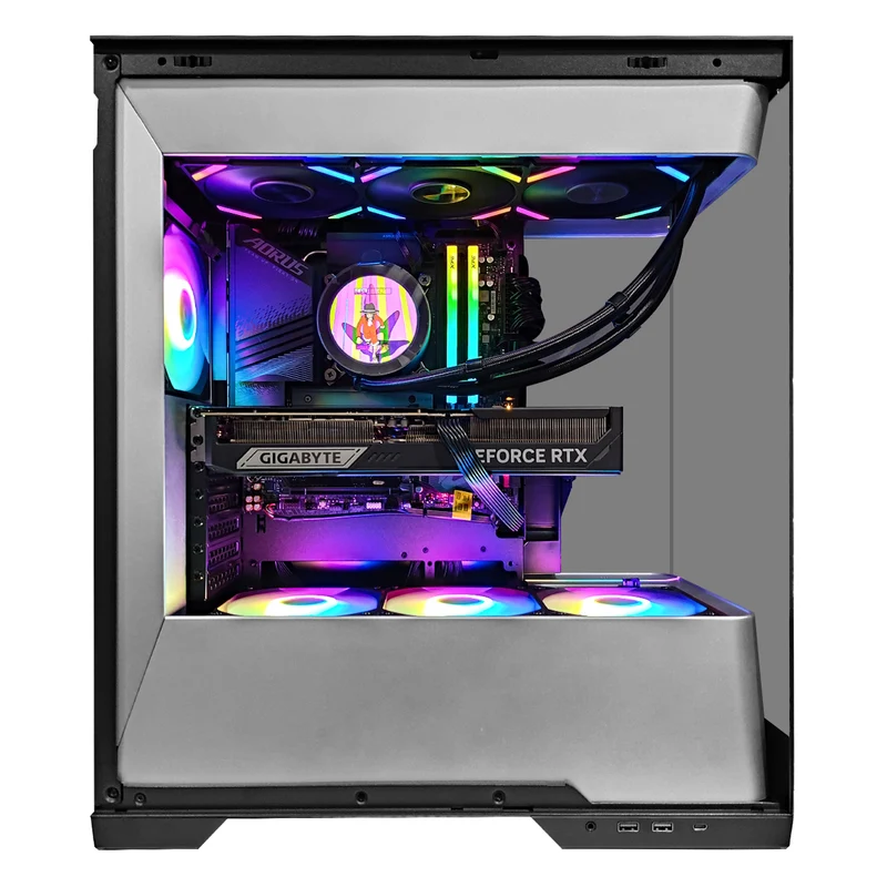 Optima Evolv S2 Black Desktop Gaming PC | Intel i7 14700F | 32GB RAM | 1TB SSD | RTX 5070 TI | Windows 11 Pro