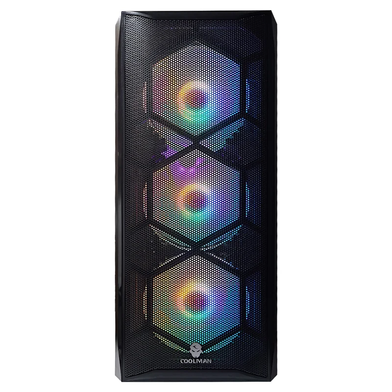Alpha Aurora Black Desktop Gaming PC | AMD Ryzen 5 5600 | 16GB RAM | 500GB SSD | RX 7600 OC | Windows 11 Pro